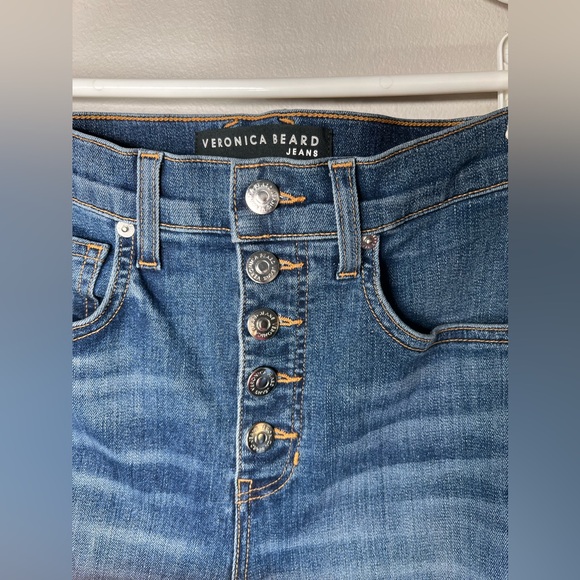 Veronica Beard Debbie Ankle Skinny High Rise  Medium Wash  Jeans Size 27 - Picture 5 of 8